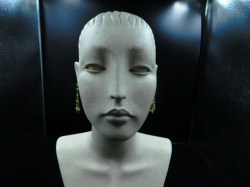14kt green drop ears main